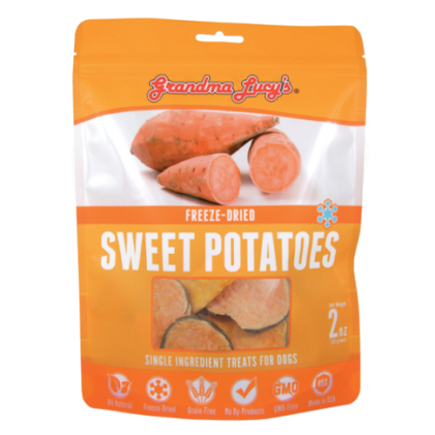 Grandma Lucy S Freeze Dried Sweet Potato Dog Treats Grandma Lucy S Freeze Dried Sweet Potato Dog Treats